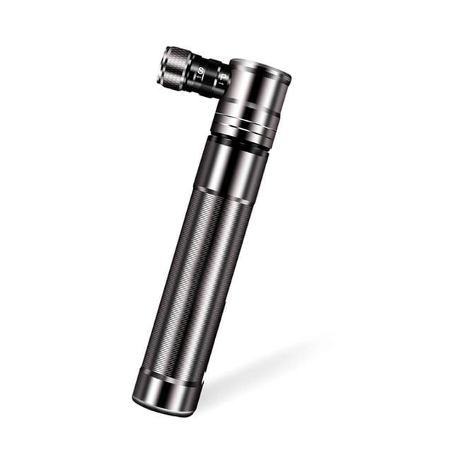 stanreset Portable Mini Pump Aluminum Alloy Cycling Hand Air Pump Ball Tire Inflator Grey