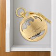 thumbnail image 4 of Pocket Watch, Musical Movement Unique Smooth with Chain Antique, for Birthday Gifts Fathers Day Men'. , Train, 4 of 7
