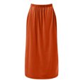 thumbnail image 4 of Ketyyh-chn99 Robe T-Shirt 2024 Décontractée Plage Robe d'Été Robes d'Été Mode Femmes Uni Décontracté Sans Manches Vacances Robe à Boutons Orange,m, 4 of 4