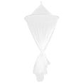 thumbnail image 3 of Jovati Auvent Rond en Dentelle pour Lit Anti-Insectes Moustiquaire Rideau Dôme Élégant Blanc, 3 of 9