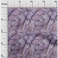 thumbnail image 2 of oneOone Velvet Purple Fabric Tropical Sewing Material Print Fabric By The Yard 58 Inch Wide, 2 of 5