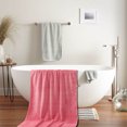 thumbnail image 5 of Clearance Items! Velvet Bath Towel, Soft Absorbent Towel for Adults, Quick-Dry Hair Towel, Beach Towel with Strip Pattern, Ideal for Home and Outdoor Use, 5 of 5
