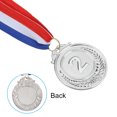 thumbnail image 4 of Unique Bargains 2' Silver Winner Award Medals Olympic Style Medals 2nd Prizes with Ribbon 10 Pack, 4 of 7
