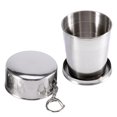 thumbnail image 4 of Herwey Gobelet de Voyage Pliant en Acier Inoxydable P/M/G pour Camping Porte-Clés Rétractable Télescopique Pliable, Gobelet de Camping Rétractable, Gobelet Télescopique, 4 of 4