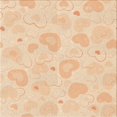thumbnail image 1 of Ahgly Company Tapis d'Intérieur Lavable en Machine Carré Orange Transitionnel, 4 Pieds Carré, 1 of 7
