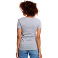 thumbnail image 2 of Next Level Womens Ideal V, XS, Heather Grey, 2 of 2