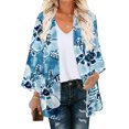 thumbnail image 1 of Nouveaux Hauts pour Femmes 2023 Grande Taille Mode Femme Col Rond T-Shirt Manches Longues Blouse Imprimée Automne Hauts Chandail en Molleton Chemise Manches Longues pour Femmes, 1 of 5