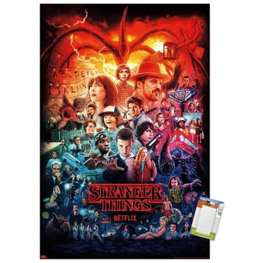 Netflix Stranger Things - Three Seasons One Sheet Wall Poster, 22.375" x 34"