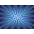 thumbnail image 1 of Ahgly Tapis Rectangulaire Lavable en Machine Intérieur Transitionnel Bleu Lierre, 3 Pieds x 5 Pieds, 1 of 7