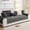 Black, variant on Sofa Covers Washable, Non-Slip Plush Material, 120x70cm, Thick & Soft, 1-Piece