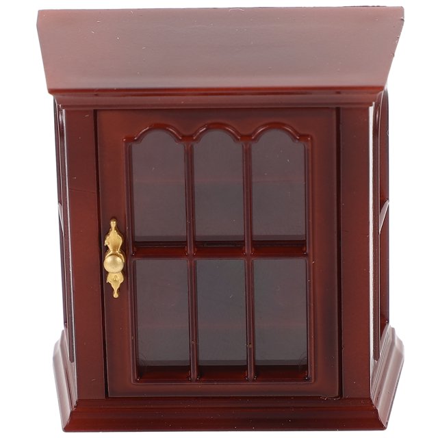 Miniature Cabinet Model Plastic Cabinet Furniture Model Toy Mini Wine Cabinet Photo Prop