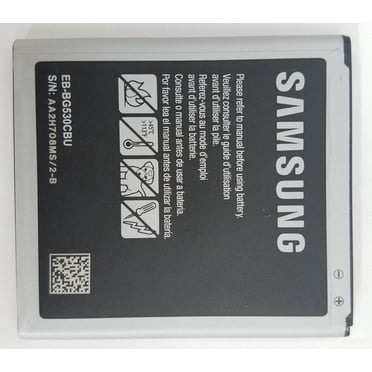Samsung Galaxy J3 J5 2016 Grand Prime OEM Batterie de Téléphone Cellulaire EB-BG530CBU 2600mAh, 3.8V Li-ion