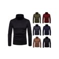 thumbnail image 4 of FOCUSNORM T-shirt à Manches Longues en Maille Homme Casual Party Pull, 4 of 5