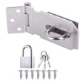 thumbnail image 1 of Burglar-proof Household Door Clasp Lock Gate Bolt Shed Latch Padlock Hasp, 1 of 5