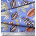 thumbnail image 3 of Soimoi Rayon Fabric Berries,Oak Chestnut Leaves Decor Fabric Printed Yard 42 Inch Wide, 3 of 3