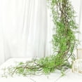 thumbnail image 1 of Artificial Green Plant Rattan Grass | Lifelike Plastic Foliage for Aquarium, Fish Tank, Water Feature, Air Conditioner Pipe Decor | 59in Long | Low Maintenance | Indoor Decoration, 1 of 6
