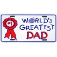 thumbnail image 2 of World's Greatest Dad License Plate, 2 of 2