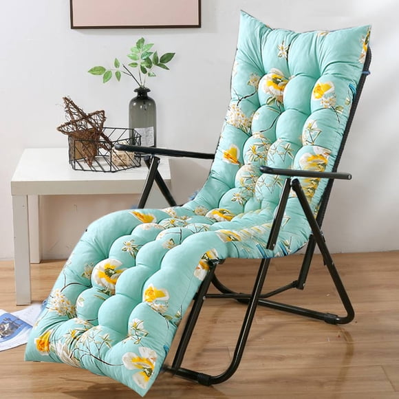 Rocking Chair Cushion,Outdoor Lounge Cushion Long Tufted Pads Non Skid Slip Backed with Ties,Rocking Chair Cushions Indoor Outdoor,Cozy Patio Furniture Chair Cushions,Rocking Chair Cushions Outside
