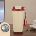 thumbnail image 1 of weibbin Water Cups for Adults - 304 Stainless Steel Straw Water Cup With Carry Rope Convenient Coffee Vacuum Cup, 1 of 6