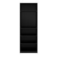 thumbnail image 3 of CorLiving Teo Engineered Wood 5-Tier Adjustable Shelf Adult Bookcase, Black, 3 of 9