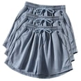 thumbnail image 1 of Diufon Womens 3PCS Jogger Shorts Elastic Waist Drawstring Yoga Shorts Solid Color Shorts with Pockets, 1 of 5