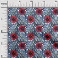 thumbnail image 2 of oneOone Tissu Flex Coton Rouge Tropical Matériel de Couture Imprimé Tissu au Mètre 40 Pouces de Large, 2 of 5