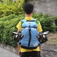 thumbnail image 2 of Backpack for Roller Skates Inline Skating Shoes Carrier Storage Bag for Pink, 2 of 8
