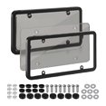 thumbnail image 1 of Miulika Universal American License Plate Frame Cover, Holder, Car Plate Frame, Number Grey, 1 of 7