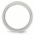 thumbnail image 2 of Cobalt 14k Gold Inlay Satin and Polished 8mm Band Ring 7.5 Size, 2 of 6
