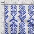 thumbnail image 2 of oneOone Tissu Polyester Spandex Bleu Matériau de Robe Aztech Tissu Imprimé Tissu au Mètre 56 Pouces de Large, 2 of 4