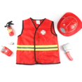 thumbnail image 2 of Jouets de Costume de Pompier pour Enfants Jeu d'Imitation Déguisement Jouet Costume d'Imitation, 2 of 8