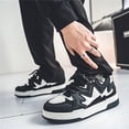 thumbnail image 5 of Mens Comfortable Low Top Skateboard Sneakers - Durable, Non-slip, Lace Up Design - Breathable for All Seasons Style, 5 of 5
