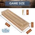 thumbnail image 3 of WE Games Wooden Travel Cribbage Board Game Set, Continuous 3 Track for 2-3 Players, 3 of 11