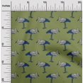 thumbnail image 1 of oneOone Viscose Jersey Fabric Heron Block Printed Fabric 1 Yard 60 Inch Wide, 1 of 1
