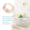 thumbnail image 3 of fastboy Gift Wrap Ribbon Wedding Clothes Making Supply Multi-color DIY Craft Accessories Festival Fabric Polyester Ribbons Box Ornaments Beige 08, 3 of 6