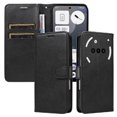 thumbnail image 1 of Wallet Case for Nothing Phone 3A Flip Cover with Card Slots, Magnetic Stand & Strap Black, 1 of 5