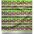 thumbnail image 1 of Soimoi Rayon Fabric Ikat Southwestern Print Fabric by The Yard 42 Inch Wide, 1 of 3