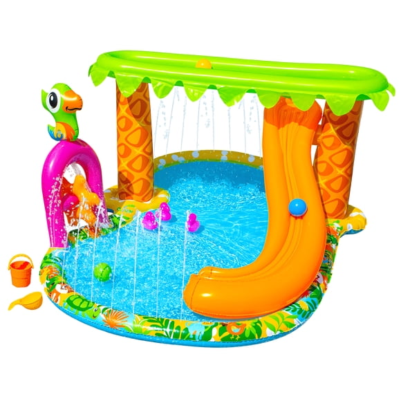 Banzai Jr. Centre de jeux aquatiques en forêt tropicale pour petits explorateurs de 18 mois et plus