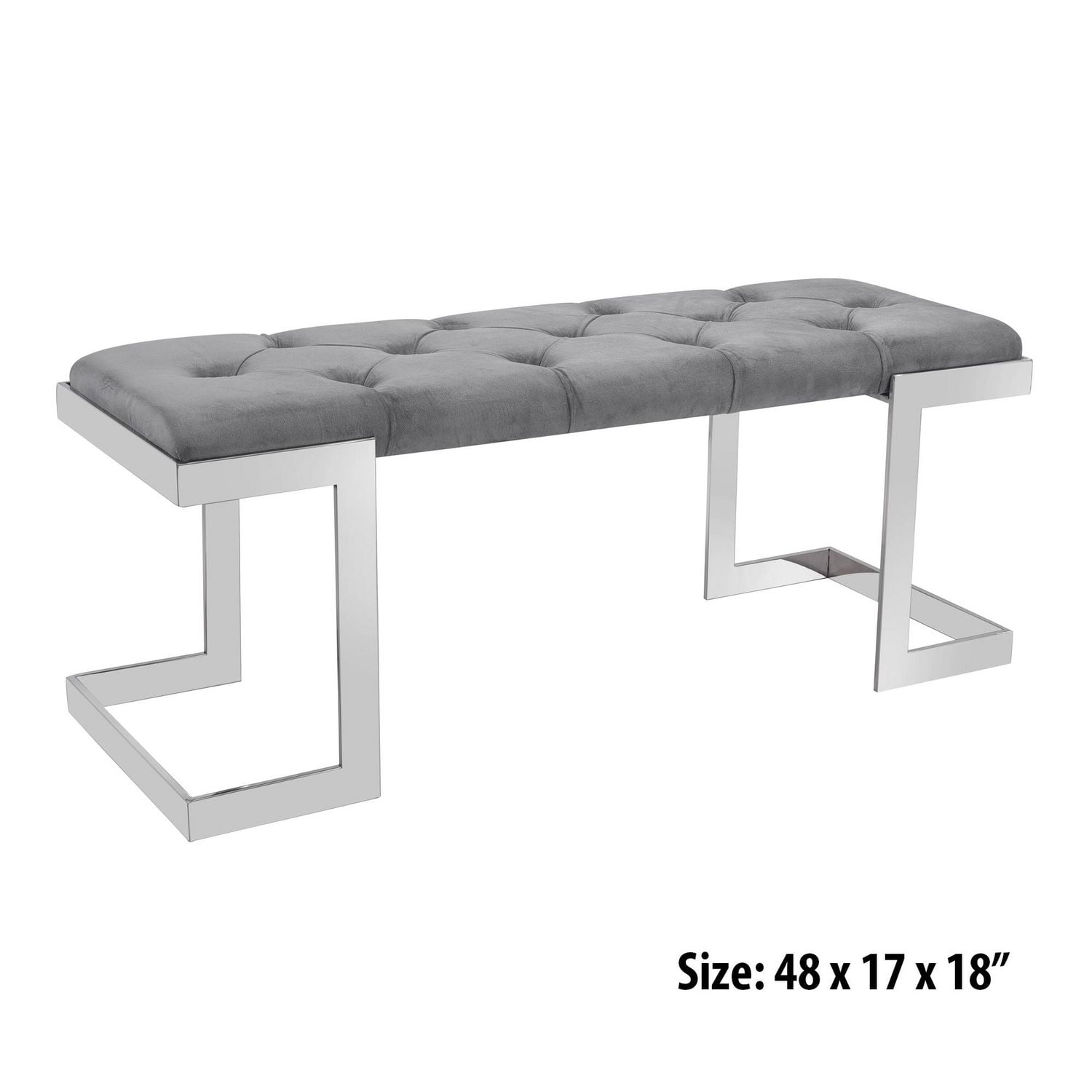 Banc Canadien Bonnie Gris Argent