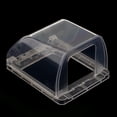 thumbnail image 2 of Transparent Receptacle Wallplate Cover, Electrical Socket Water Box,Bathroom Socket Switch plug Clear, 2 of 8