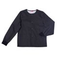 thumbnail image 1 of Womens Workwear Snap Front Warm-up Jacket, 1 of 3