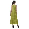 thumbnail image 4 of Moomaya Robe Imprimée Femme Fête Mariage Tenue de Fête Col Licou Robe Maxi en Rayonne, 4 of 4