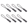 thumbnail image 1 of 8 Pieces Zipper Pull Puller Lightweight Rope Tag Fixer Multi-Purpose Replacement Buckle Bags Suitcase Accessories Textiles Dark Gray, 1 of 5
