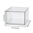 thumbnail image 2 of Transparent Stackable Storage Drawer Organizer With 44 Inch High Acrylic Container For Bathroom Cosmetics And Cabinet, 2 of 6