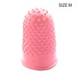 thumbnail image 4 of Fingertips Covers Anti-fingerprint Protector Heat Resistant Gaming Pages Turning Anti-skid Set Gloves Elastic Sleeve Reading Money Counting Pink M, 4 of 7