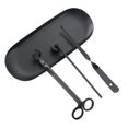 thumbnail image 3 of Abbracc Candle Accessory Set Candle Wick Trimmer 4 Pieces. Scissors + Lid + Hook + Tray, 3 of 7