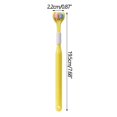 thumbnail image 2 of FcBaudy Manual Toothbrushes, Extra Soft Toothbrushes Adult Three-sided Toothbrush Men And Women Clean Soft Bristle Toothbrush Adult Toothbrush teeth brush, 2 of 2