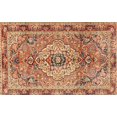 thumbnail image 1 of Ahgly Company Machine Washable Indoor Rectangle Traditional Sand Brown Area Rugs, 2' x 4', 1 of 7
