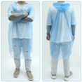 thumbnail image 4 of EIMELI 10 Pcs Ponchos Imperméables Portatifs Ponchos de Pluie pour Adultes Colorés Jetables Légers avec Capuches pour Cyclisme Randonnée Voyage Plein Air Camping, 4 of 7