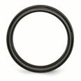 thumbnail image 2 of Titanium Black Ti Domed 6mm polished Band Size 10, 2 of 3